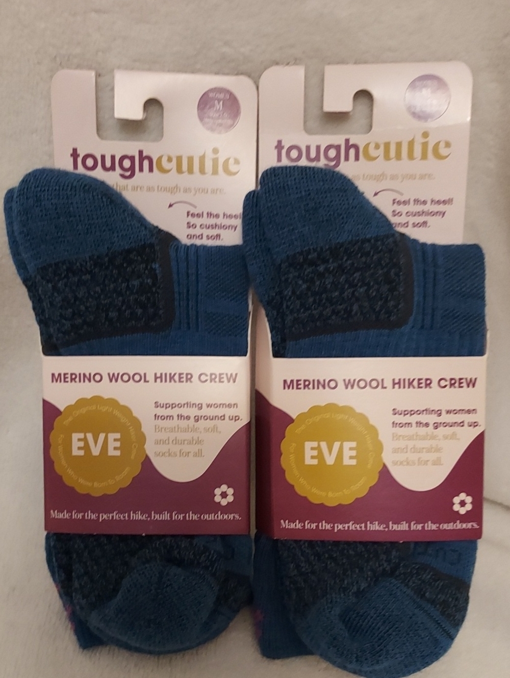 Womens Eve Merino Wool Hiker Crew Socks